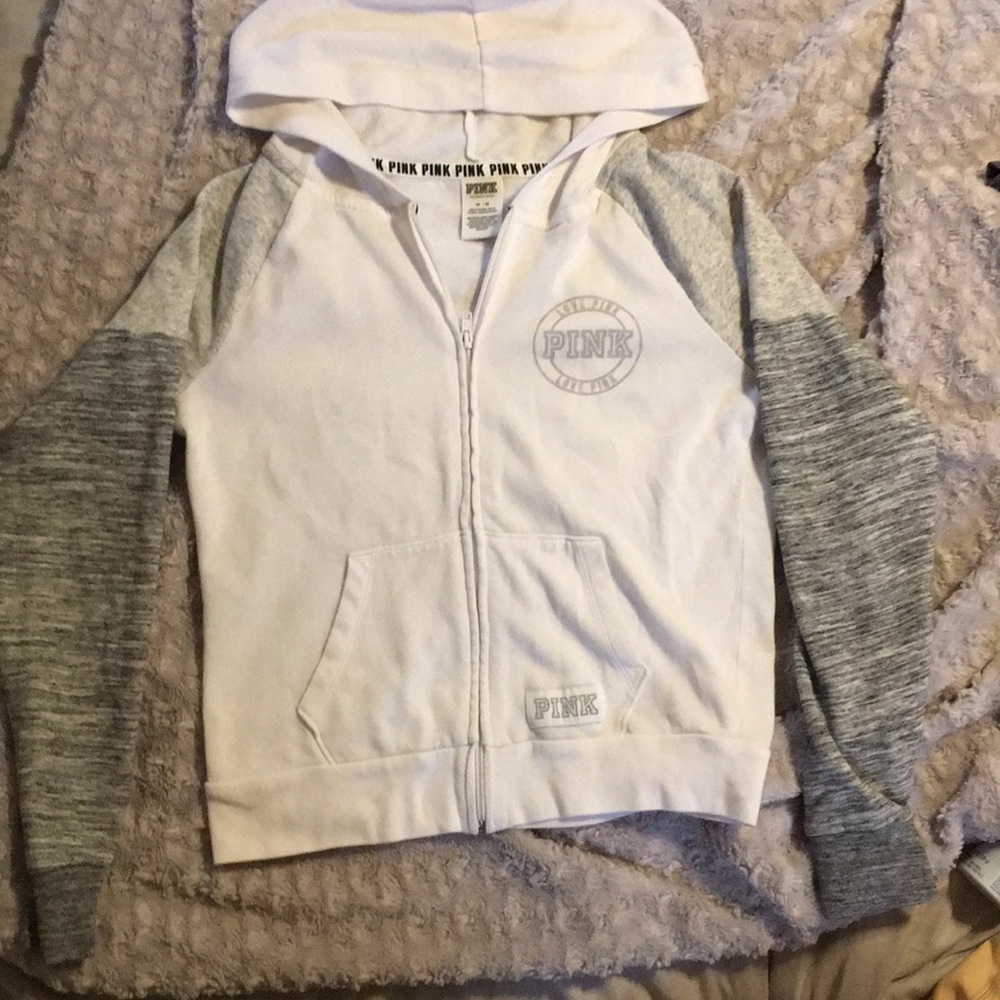 White and green pink brand jacket